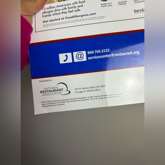 ServSafe Manager 6th Edition Book ESX6R V.1505 2013 Update FDA Food Code - Picture 6 of 9